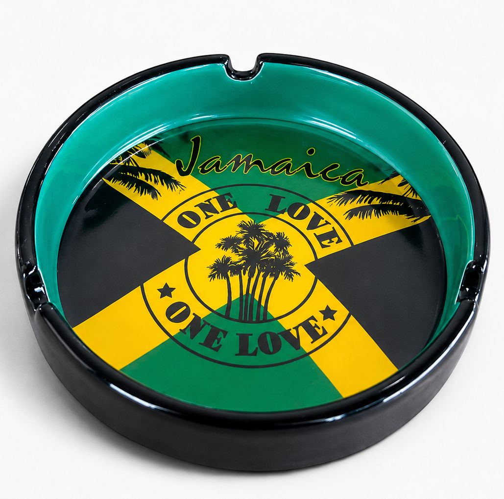 Jamaica Souvenir Ceramic Ashtrays