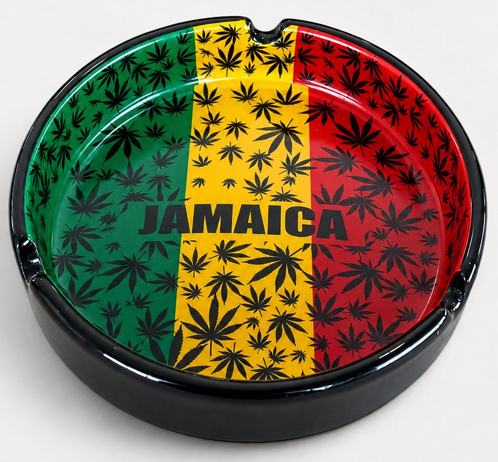 Jamaica Souvenir Ceramic Ashtrays