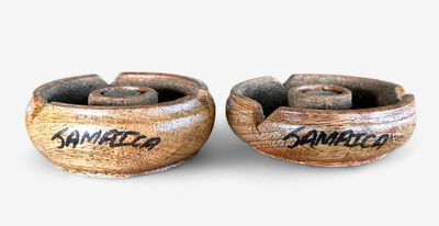 Jamaica Rustic Wood-Style Ashtray – Natural Island Edition