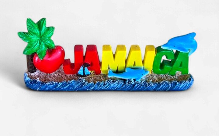 Island Vibes Jamaica Souvenir, Design: Dolphin Theme