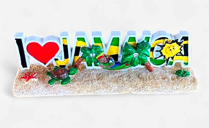 Jamaica Island Vibes Desktop Paperweight