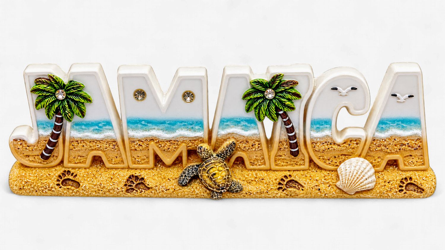 Jamaica Island Vibes Desktop Paperweight