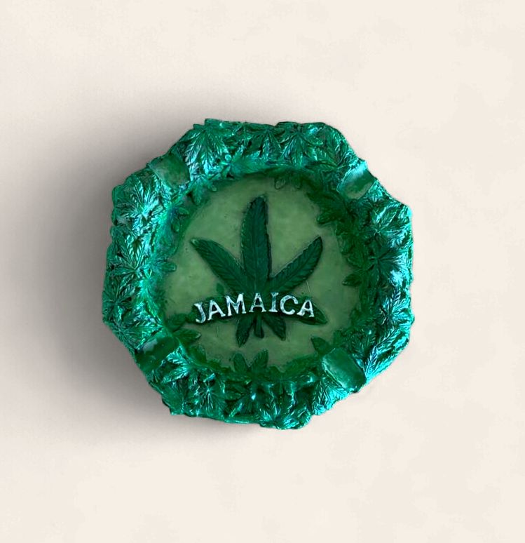 Jamaica Rasta Style Ashtray