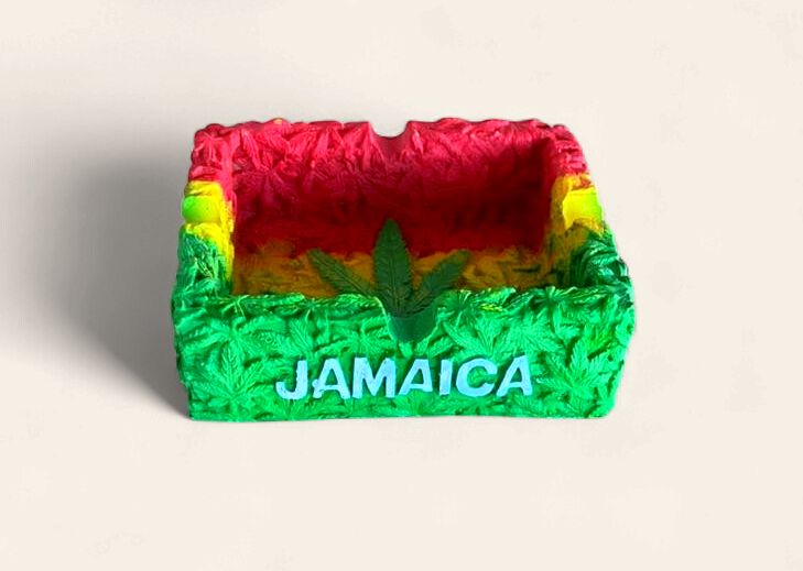 Jamaica Rasta Style Ashtray