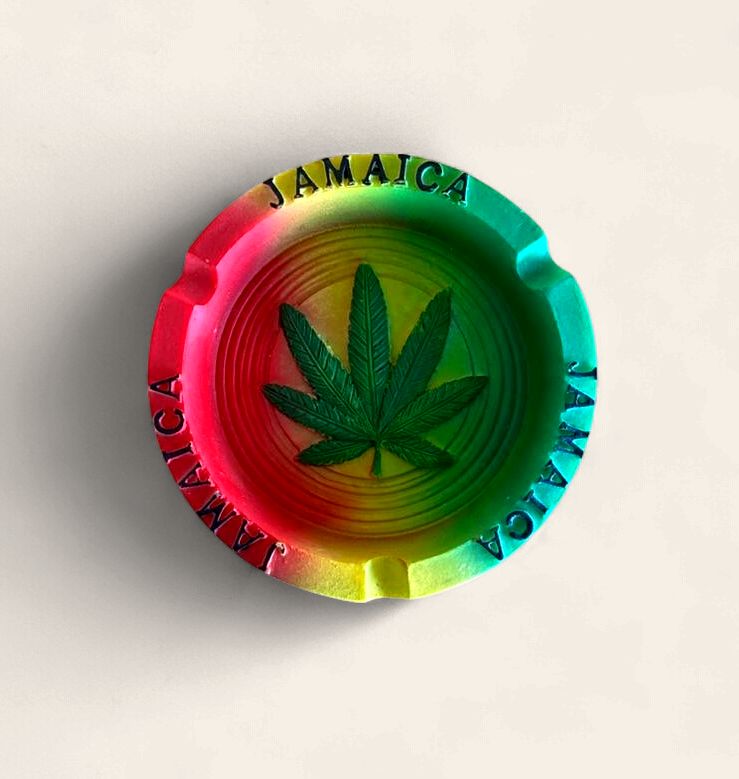 Jamaica Rasta Style Ashtray
