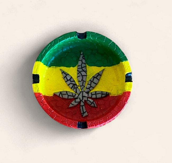 Jamaica Rasta Style Ashtray