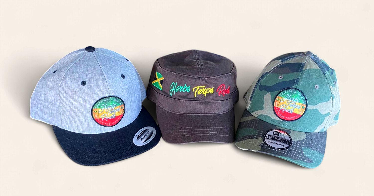 Herbs Terps Roots Jamaica Face Cap Edition