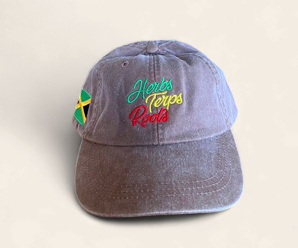 Herbs Terps Roots Jamaica Face Cap Edition, Design: Brown Classic