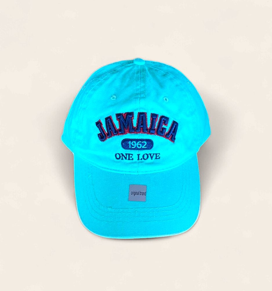 Jamaica 1962 One Love Cap, Color: Cyan