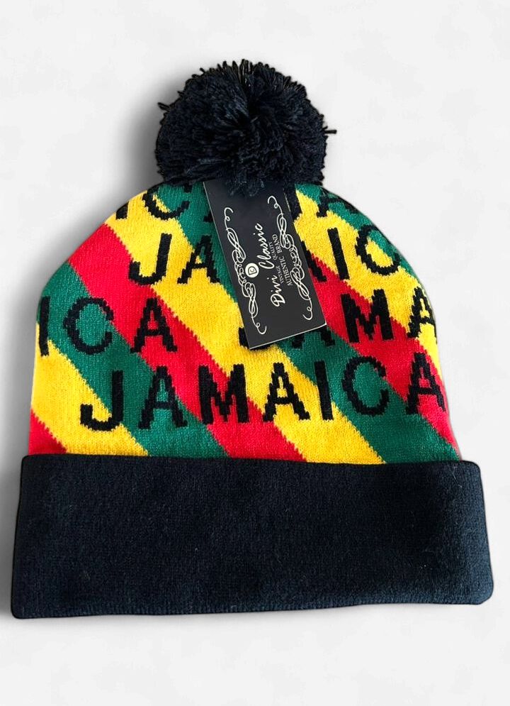 Rasta Knit Beanie Hat
