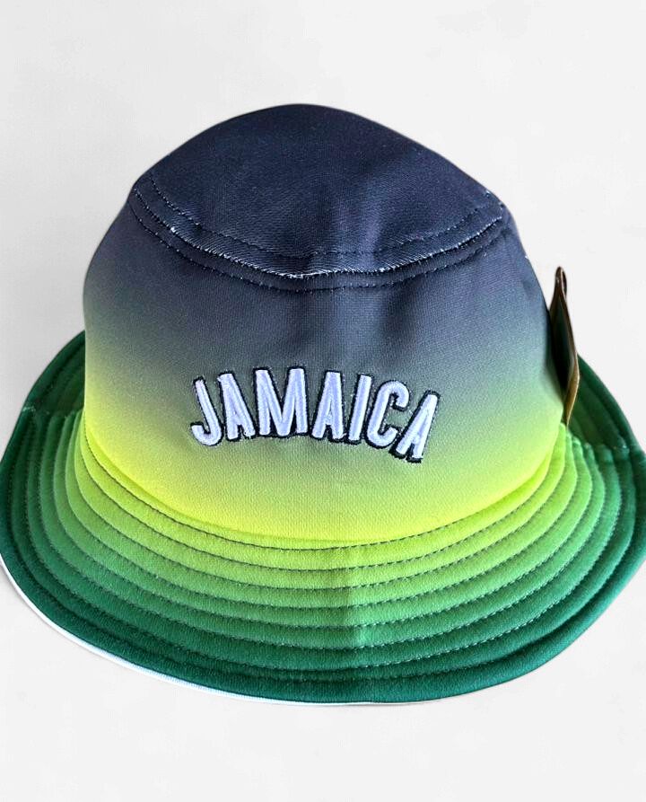 Jamaica Gradient Bucket Hat – Green Fade