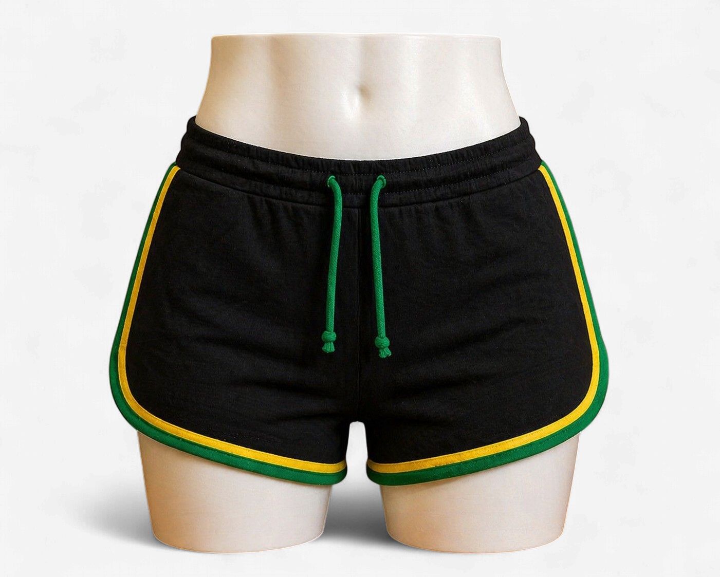 Island Vibes Jamaica Shorts – Black Edition