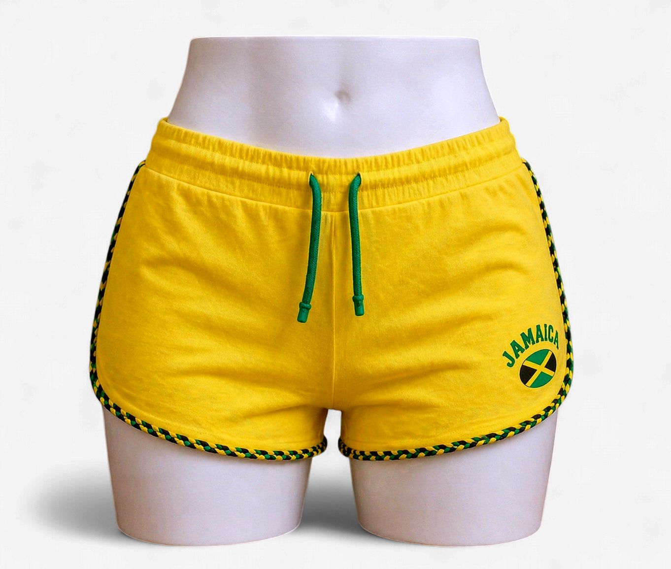 Island Breeze Jamaica Shorts, Size: Yellow XXL