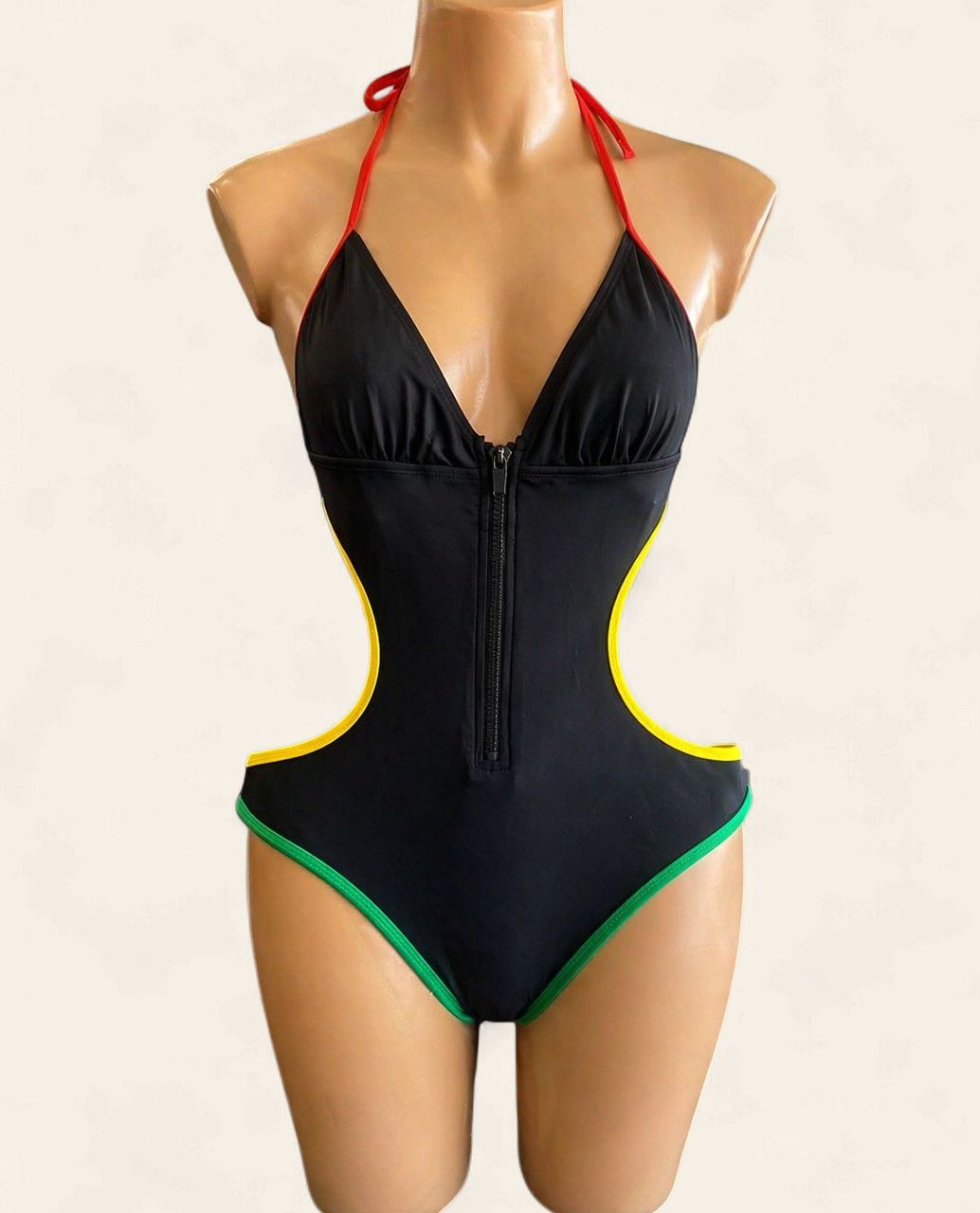 Island Edge Sculpt One-Piece Swimsuit, Size: M
