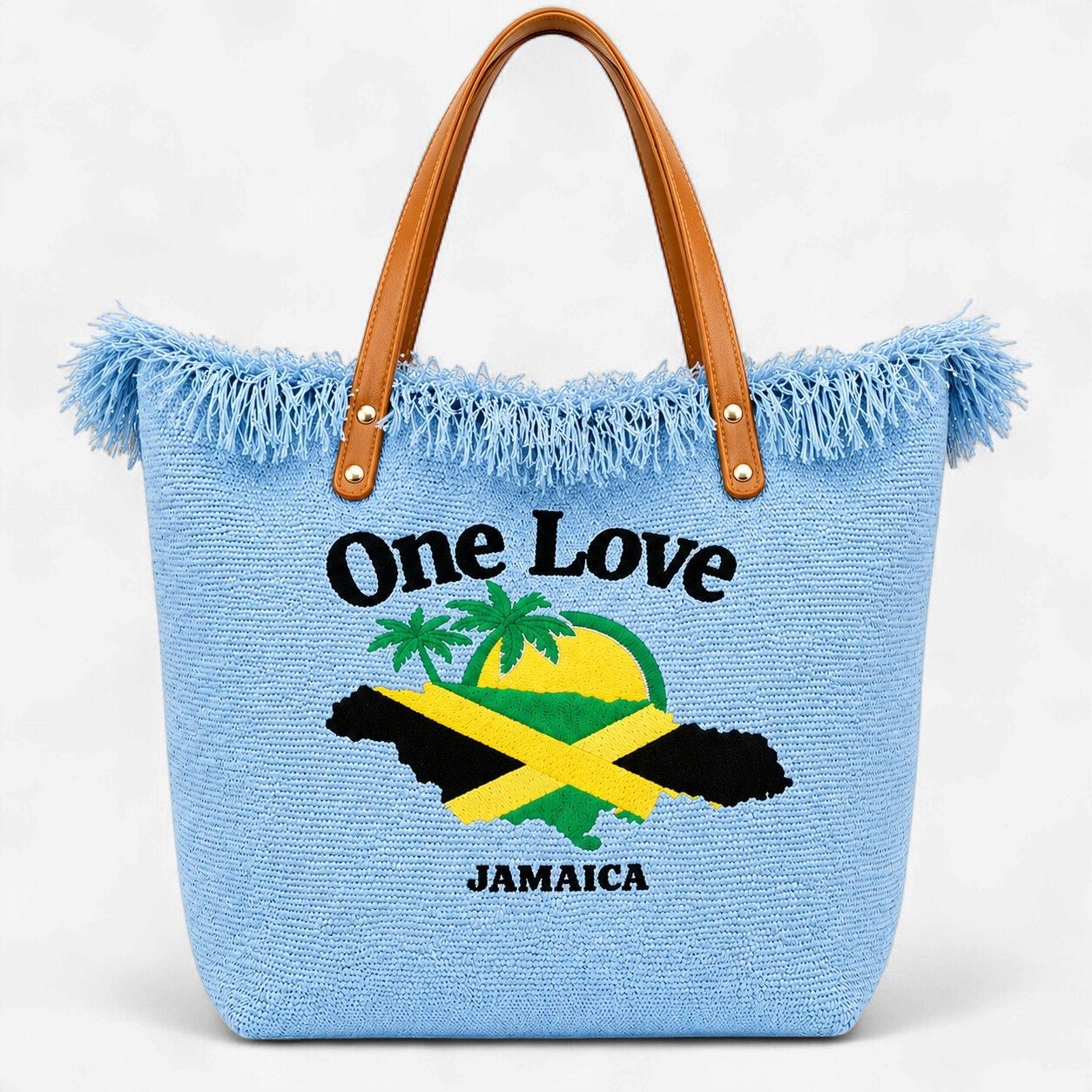 Island Breeze Woven Tote