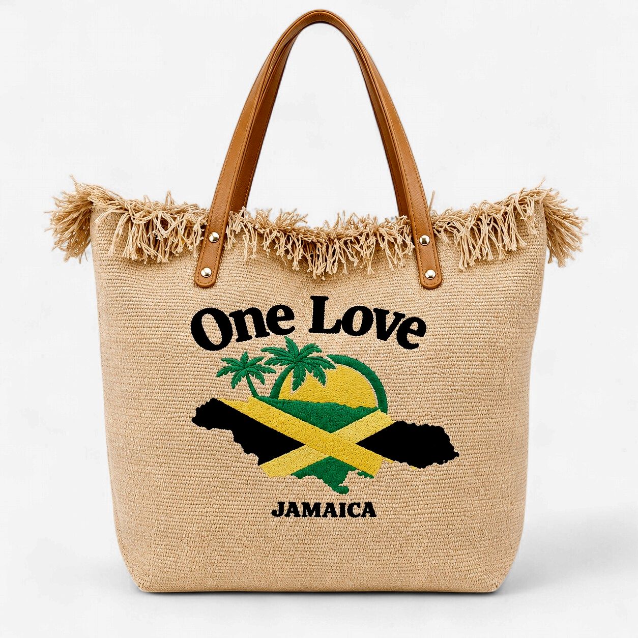 Island Breeze Woven Tote