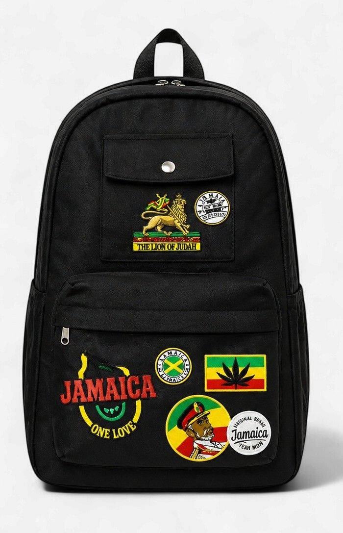 Jamaica Heritage Backpack, Design: Black