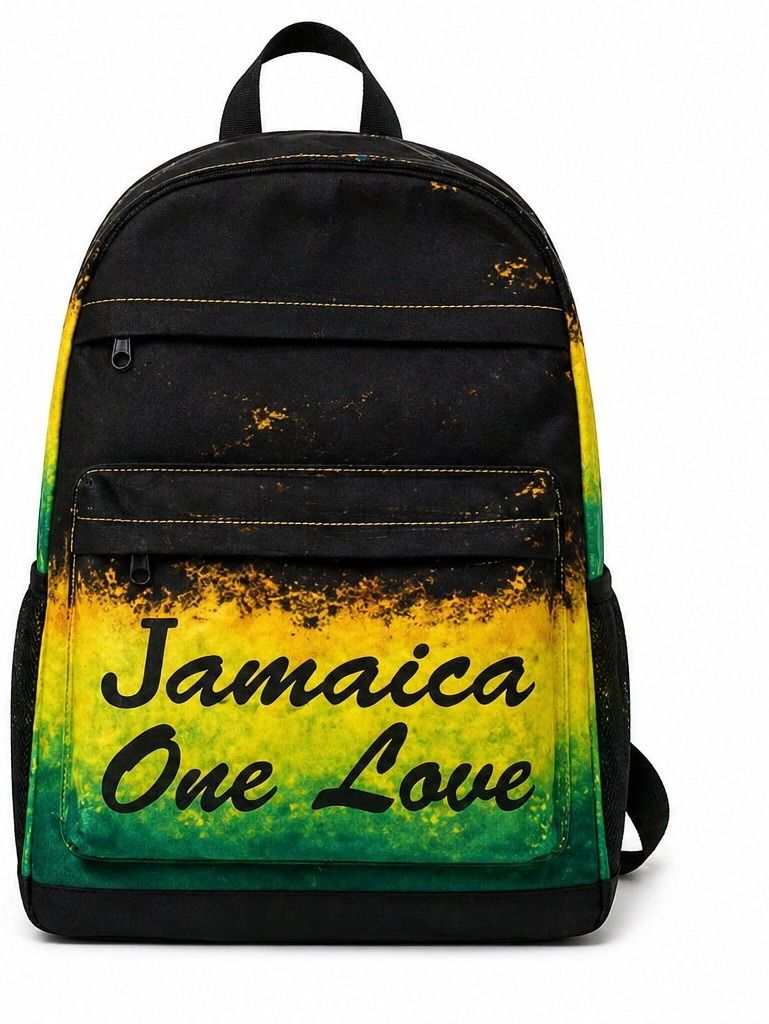Jamaica One Love Backpack, Design: Caribbean Vibes