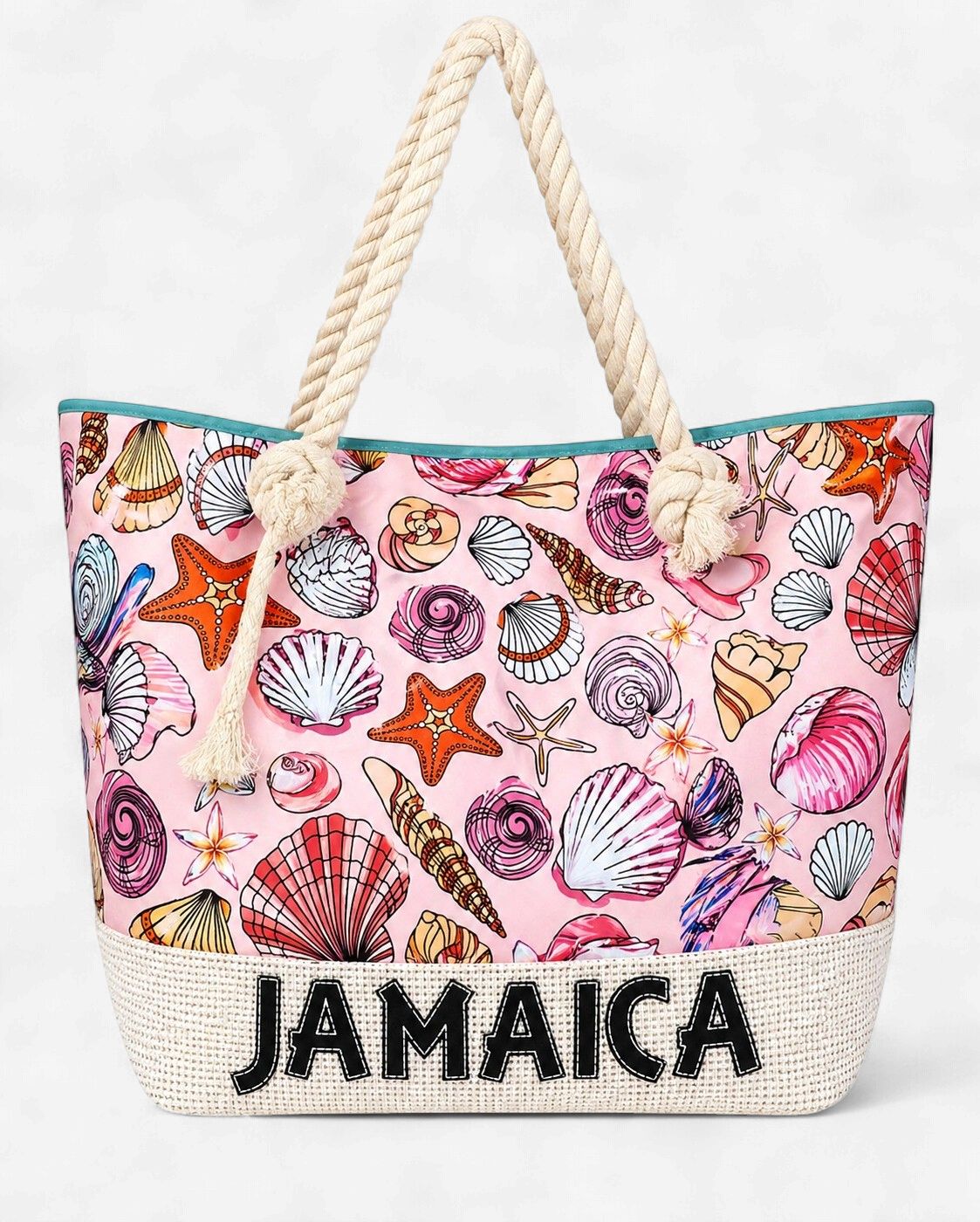 Tropical Island Beach Tote w/ pouch