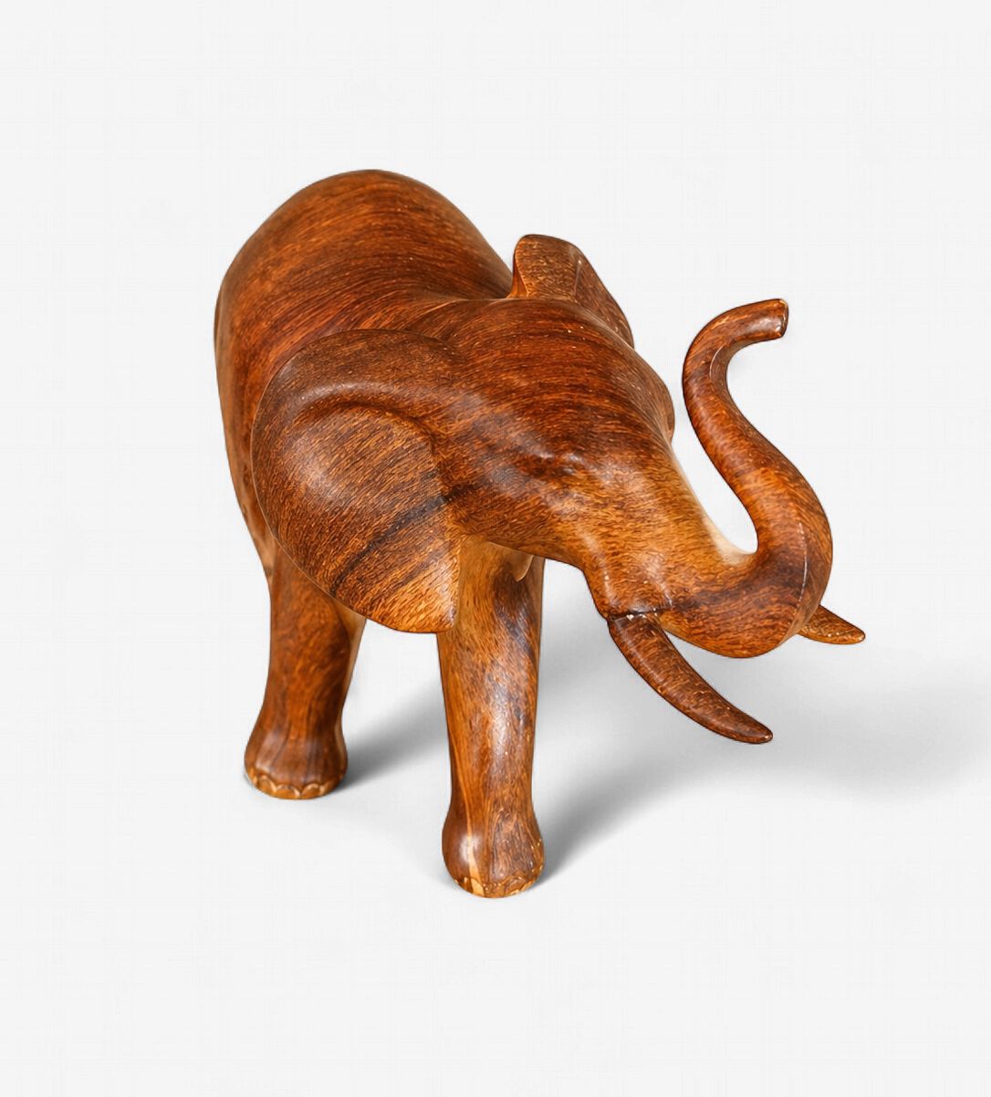 Hand-Carved Wooden  Elephant