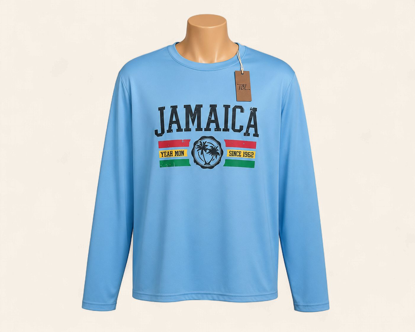Jamaica Long Sleeve Unisex Shirt
