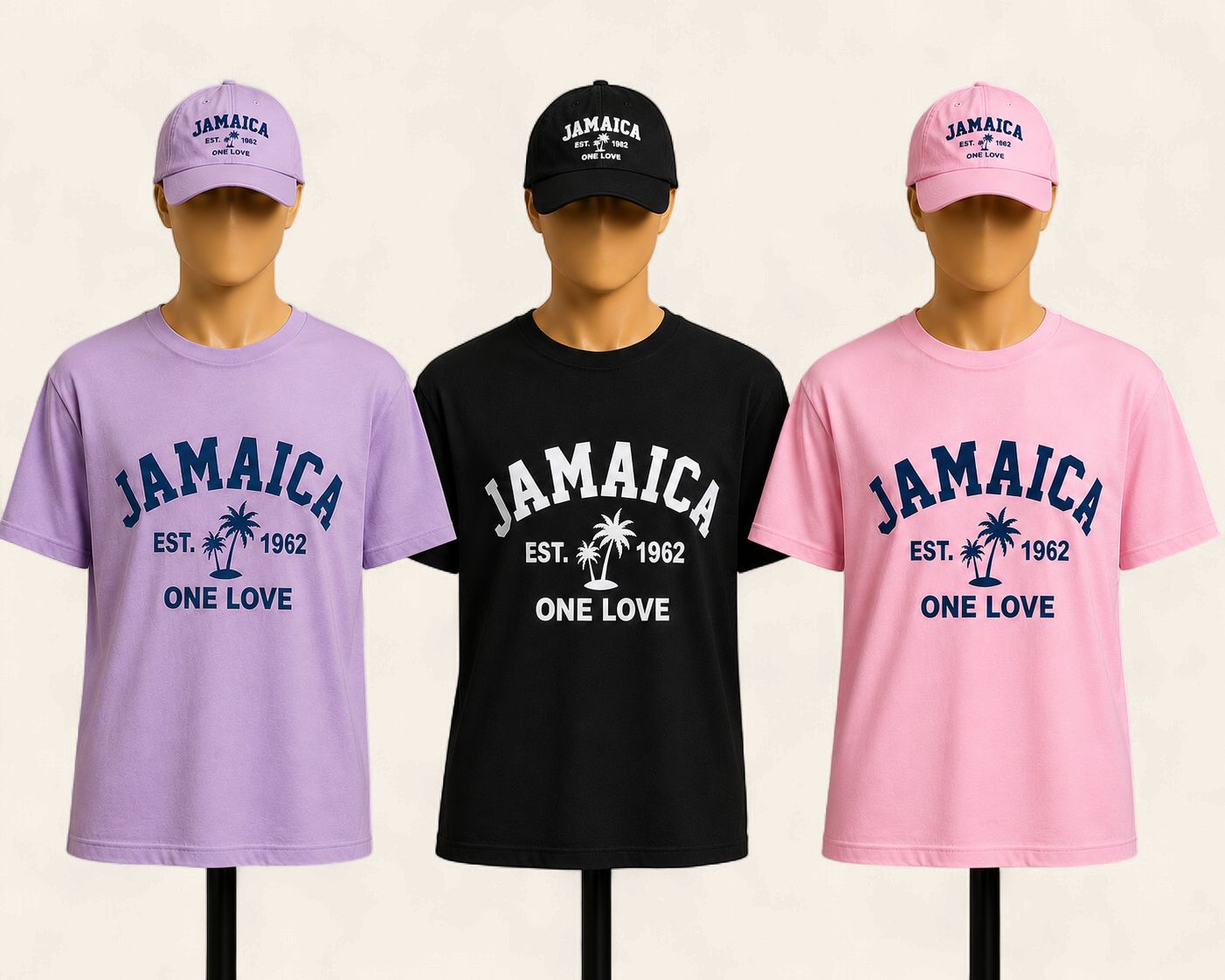Jamaica One Love T-Shirt &amp; Cap Set