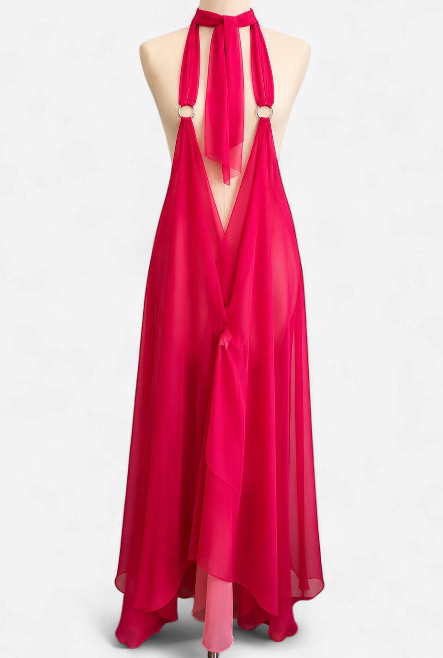 Island Luxe Sheer Maxi, Design: Pink