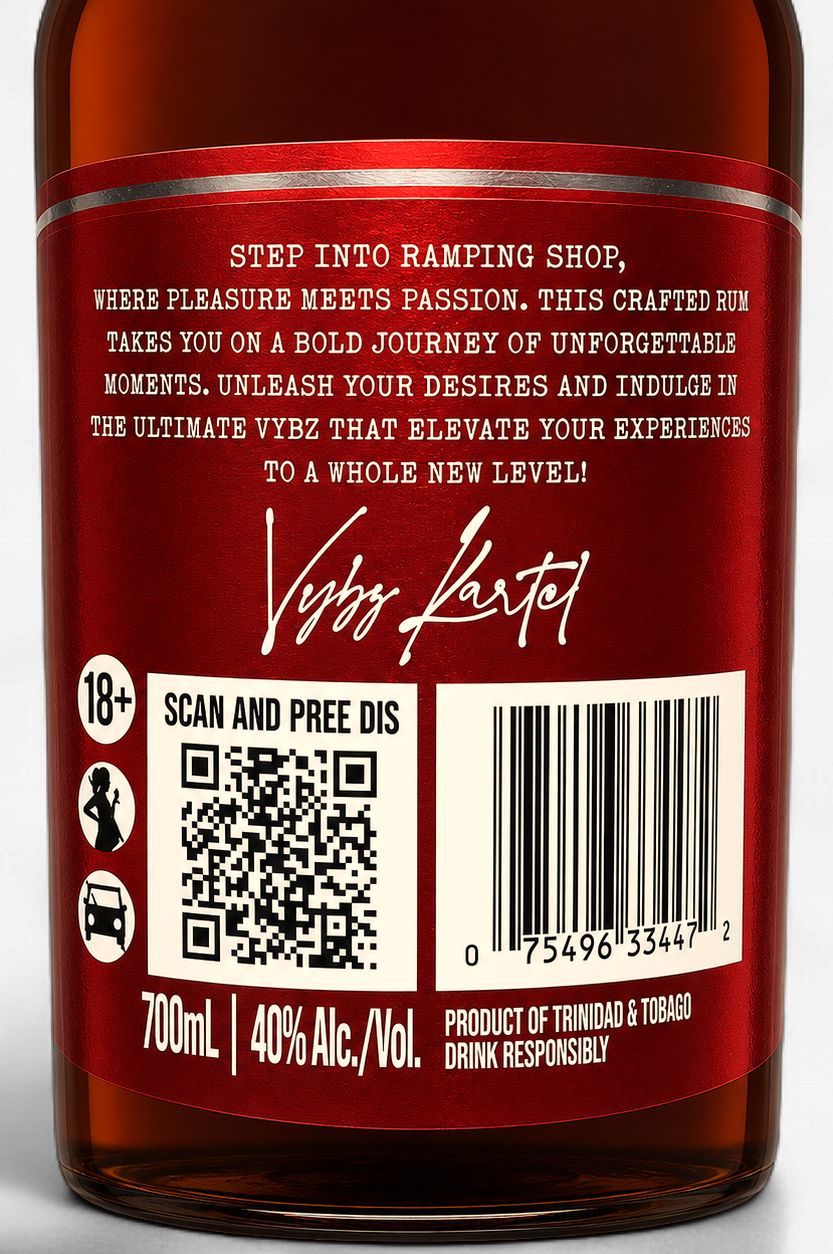 Str8 Vybz Ramping Shop Enhanced Rum (700ml)