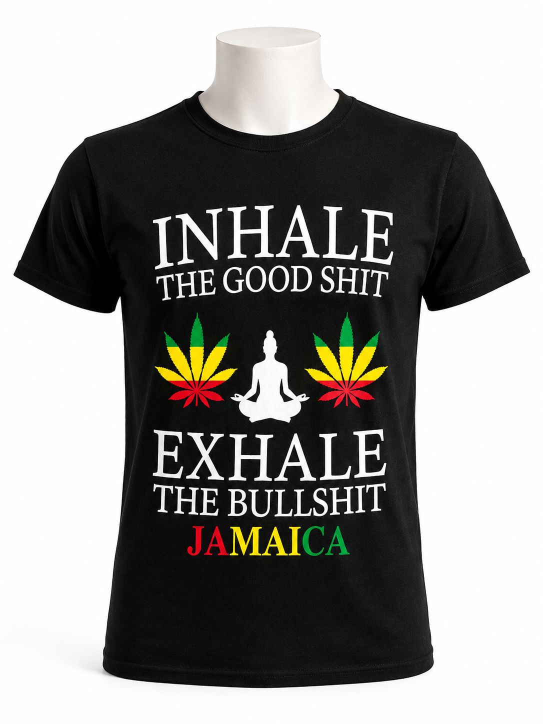 Inhale the Good, Exhale the Bullshit – Jamaica Graphic Tee (Sml)
