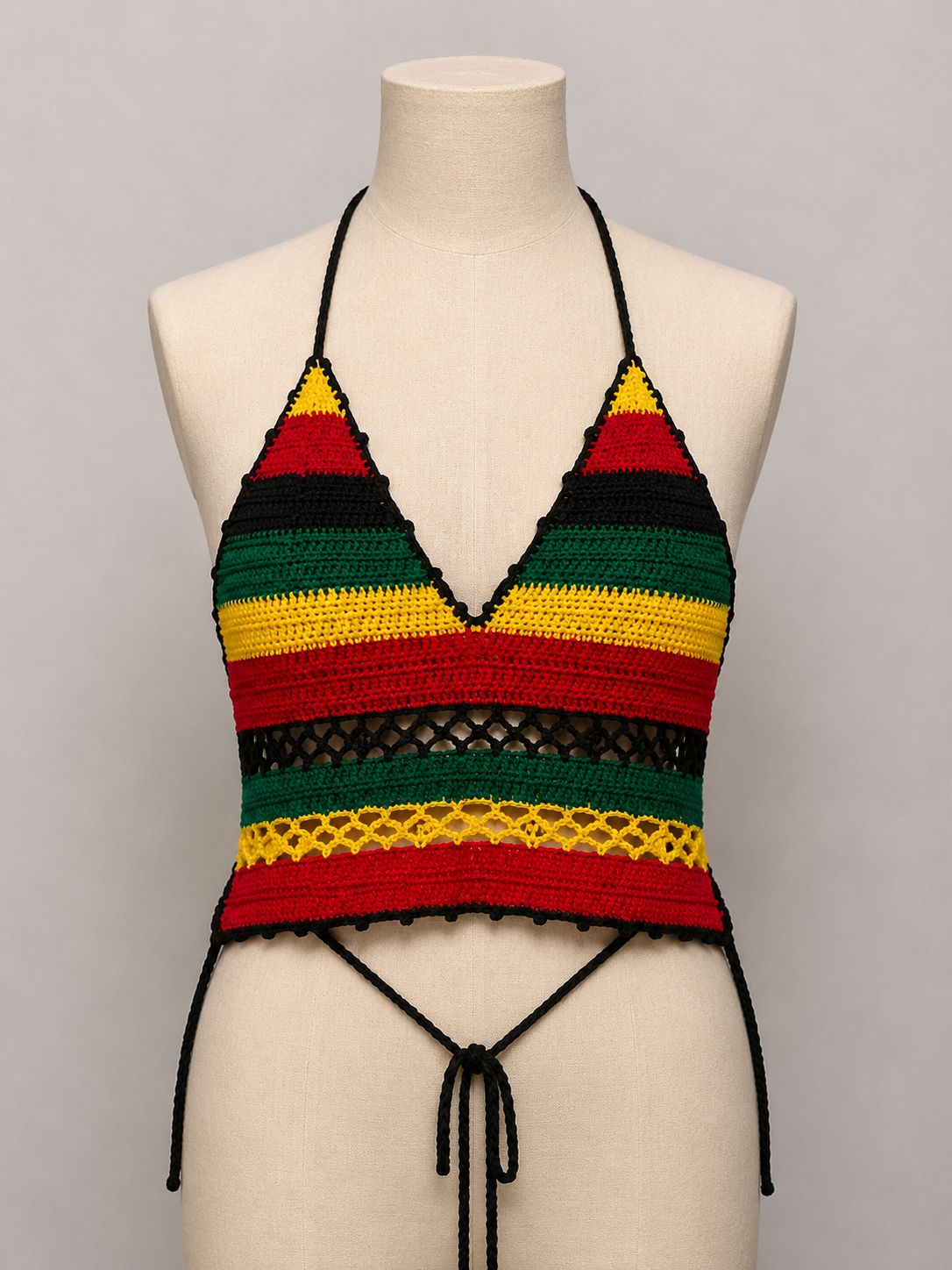 Island Vibes Crochet Halter Top