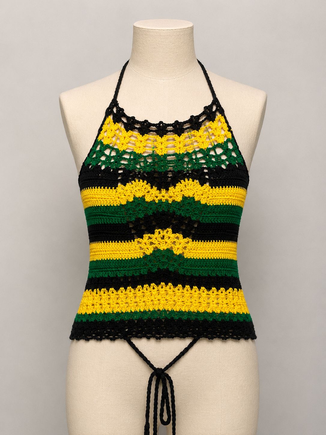 Island Vibes Crochet Halter Top