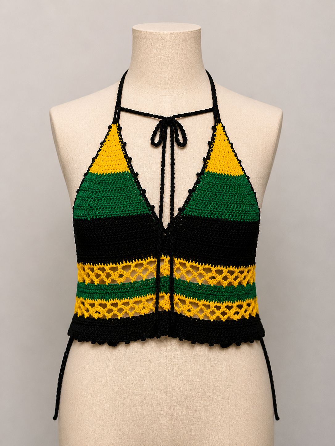 Island Vibes Crochet Halter Top