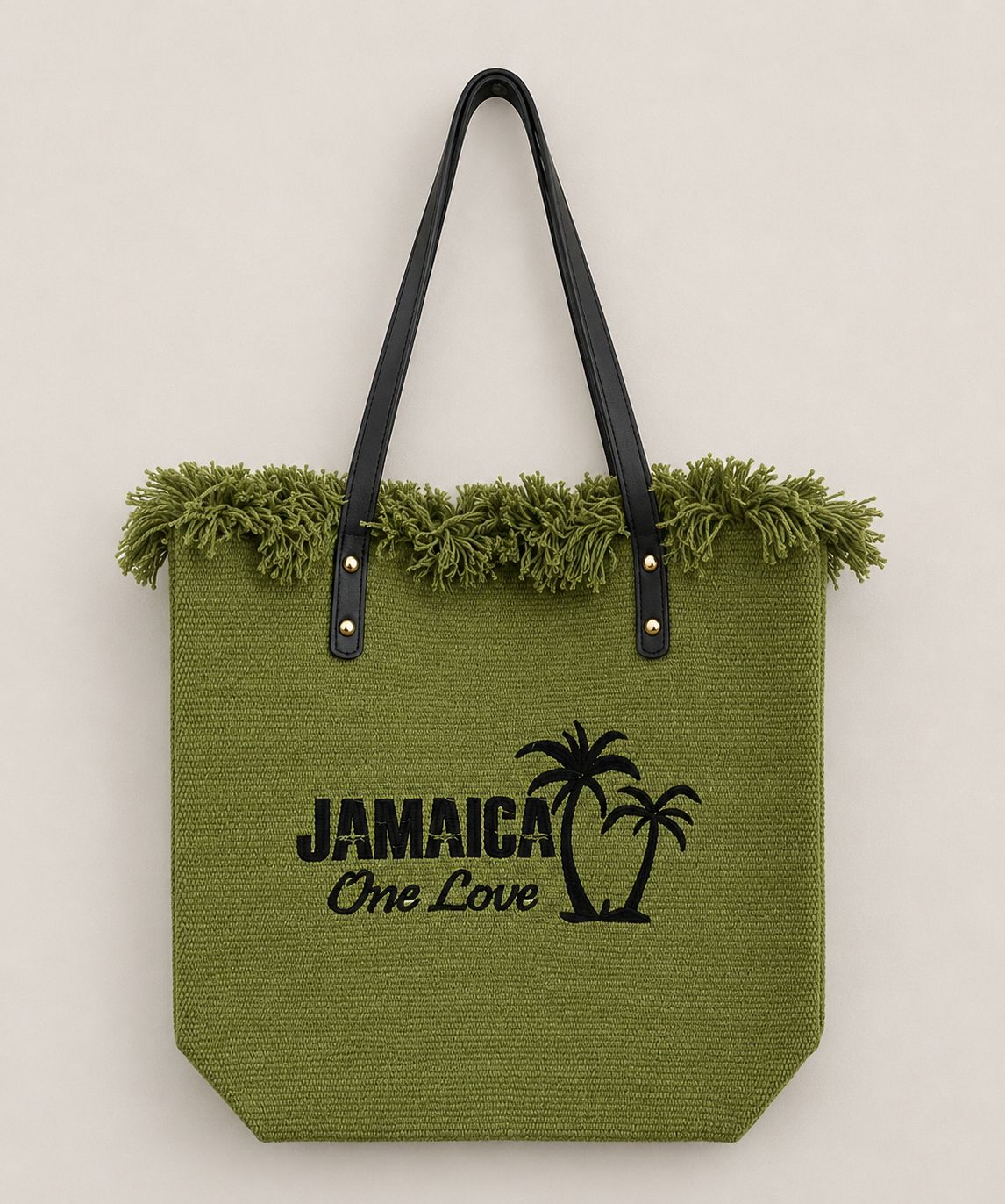 Jamaica Collection Fringe Tote Bags