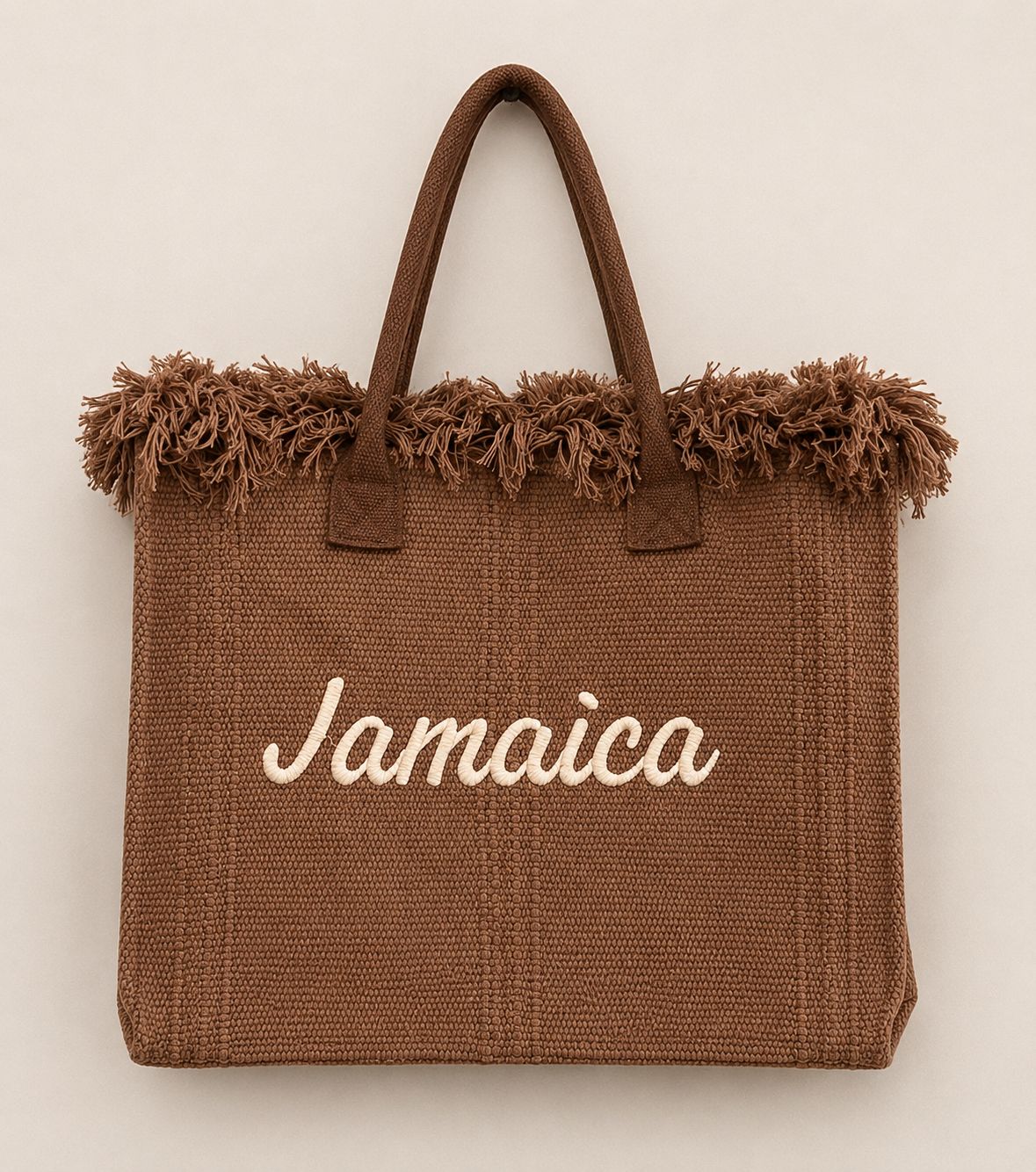 Jamaica Collection Fringe Tote Bags