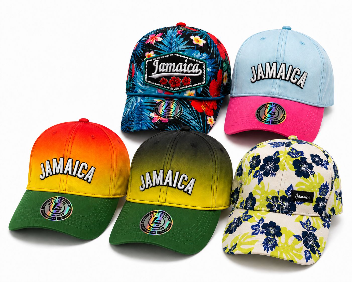 Jamaica Collection Premium Caps