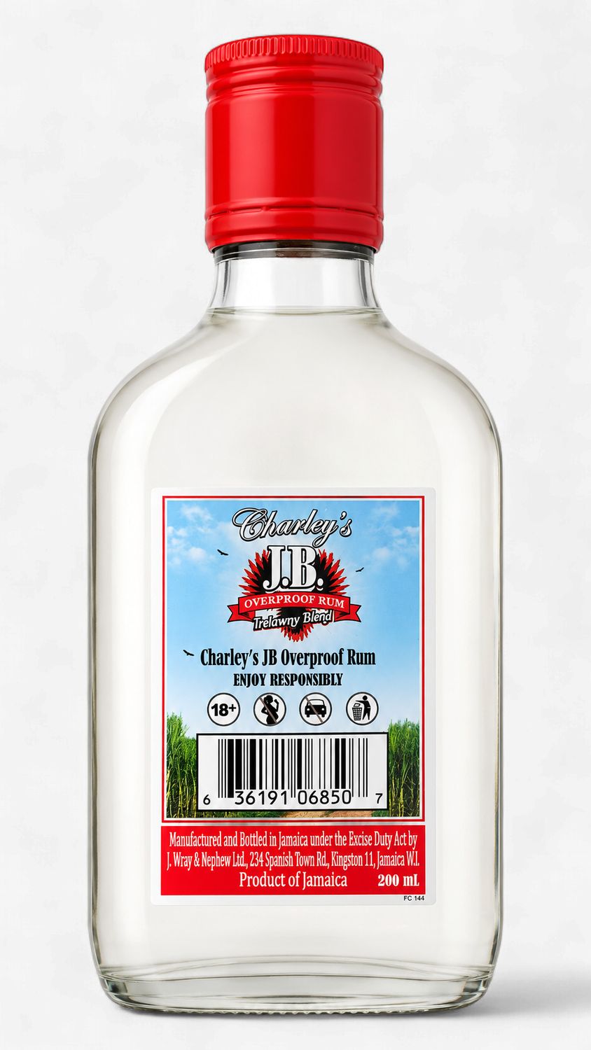 Charley's J.B. Overproof Rum (200ml)