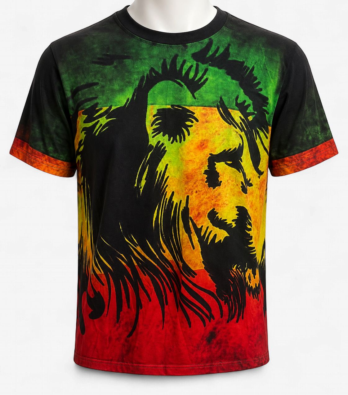 Rasta Lion Spirit Graphic T-Shirt