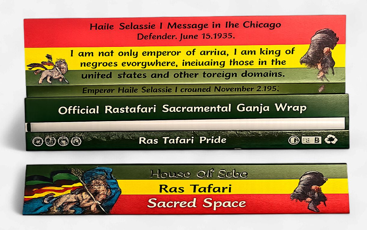 House of Seba Official Rastafari Sacramental Rolling Paper
