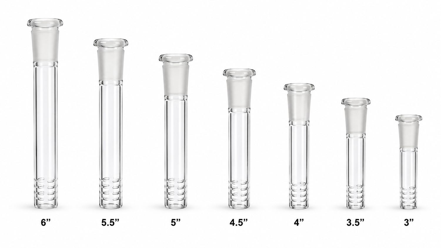 Borosilicate Glass Diffuser Downstem