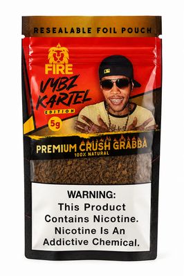 Fire Vybz Kartel Edition Premium Crush Grabba – 5g