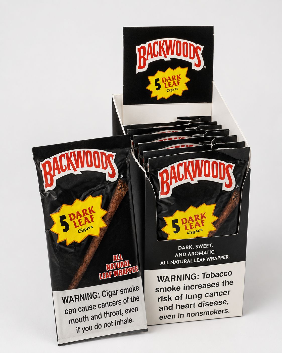 Backwoods Dark Leaf Cigars – 5 Pack