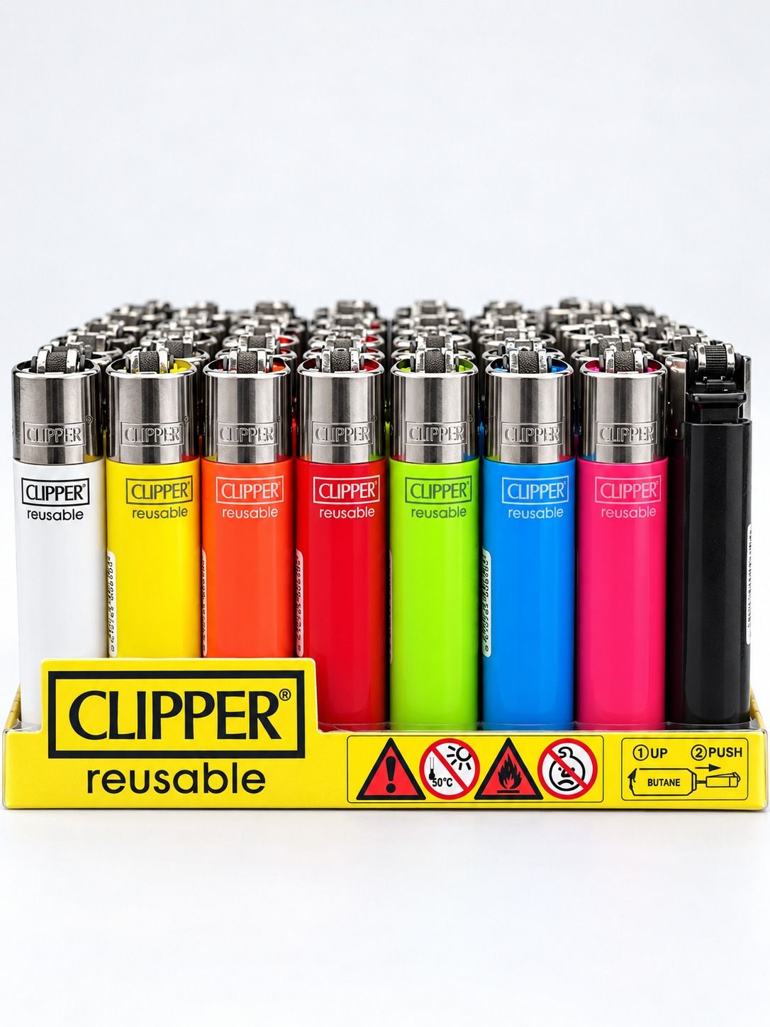 Clipper Transparent Fuel Refillable Lighter