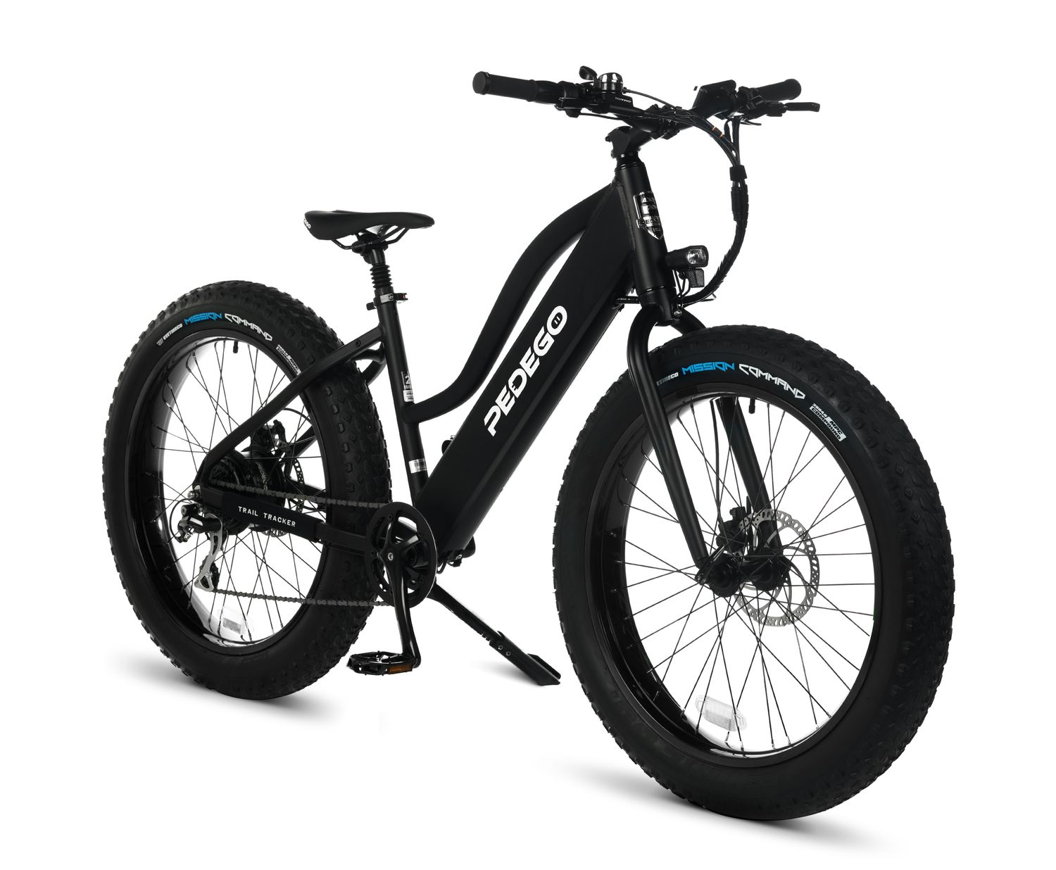 Pedego Trail Tracker Step Thru V4 - Matte Black w/ Matte Black Rims (BIKE ONLY) 26"