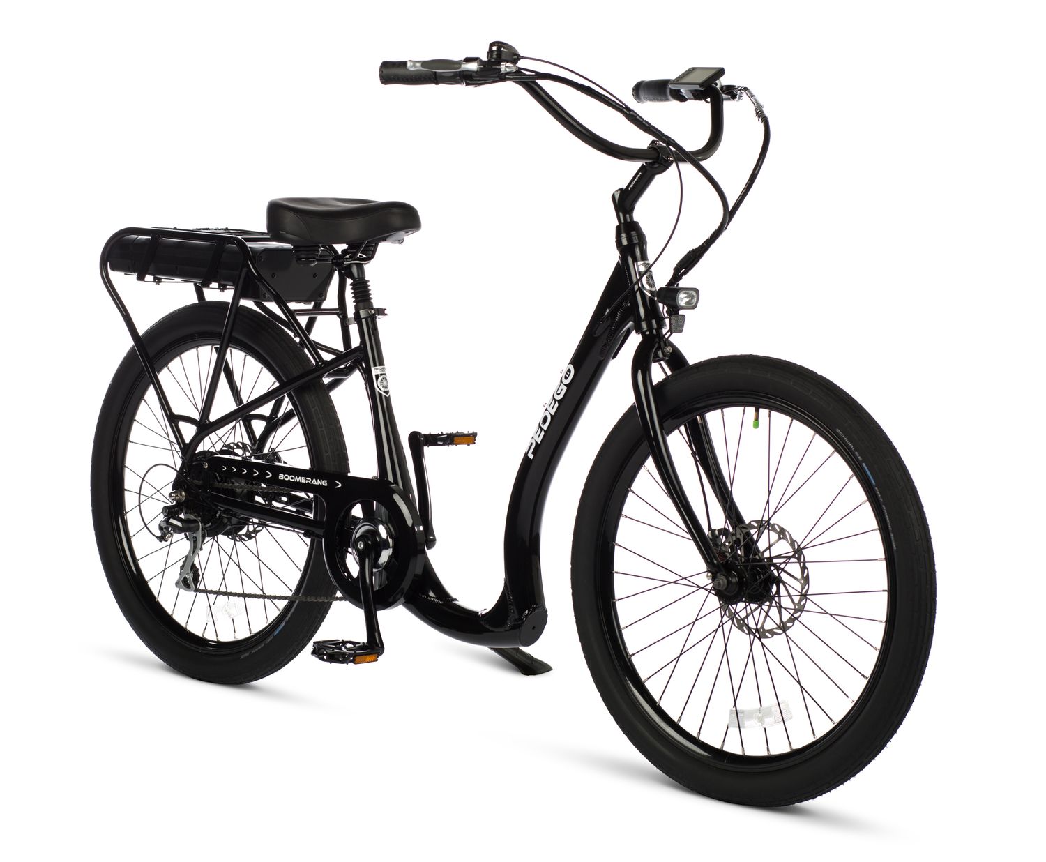 Pedego Boomerang V4 - Black w/ Black Rims (BIKE ONLY) 26"