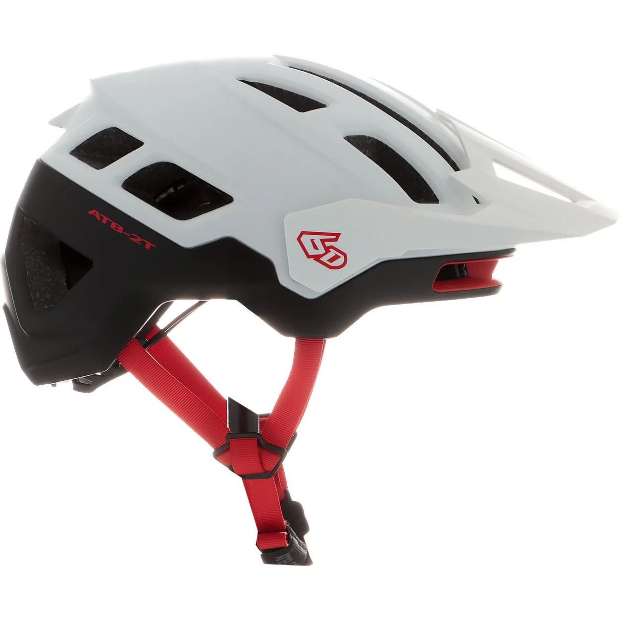 6D Helmet 2T Ascnt Wt-Bk XL/2X