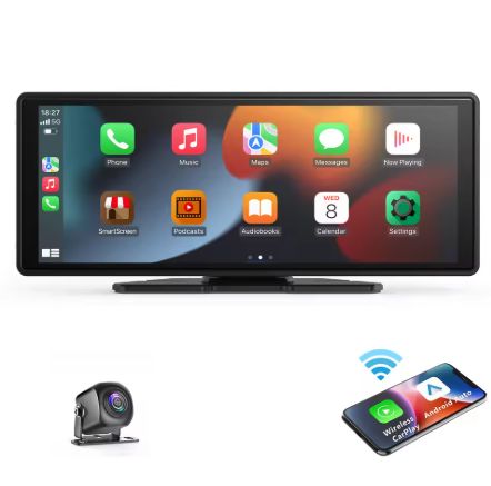 Universal 10.26” Wireless CarPlay &amp; Android Auto Smart Display | WiFi Multimedia