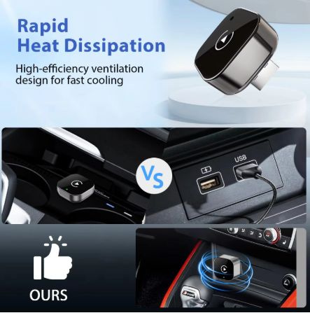 XUDA 2in1 Wireless CarPlay &amp; Android Auto Adapter
