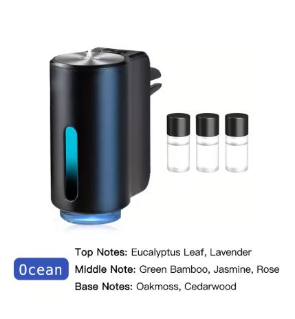 Car Diffuser &amp; Air Purifier – Aroma Essential Oil Humidifier, Freshener &amp; Ionizer