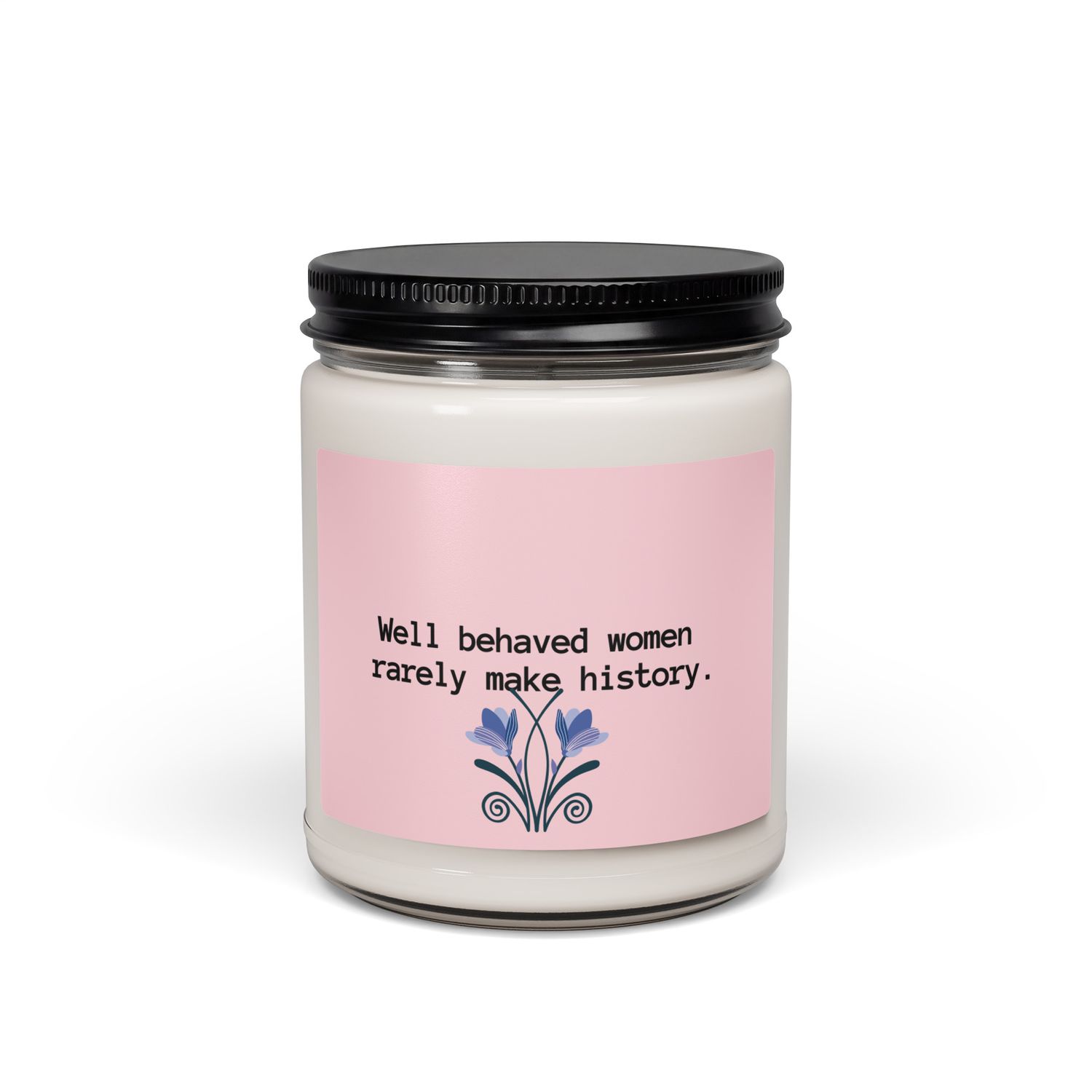 Scented soy candle
