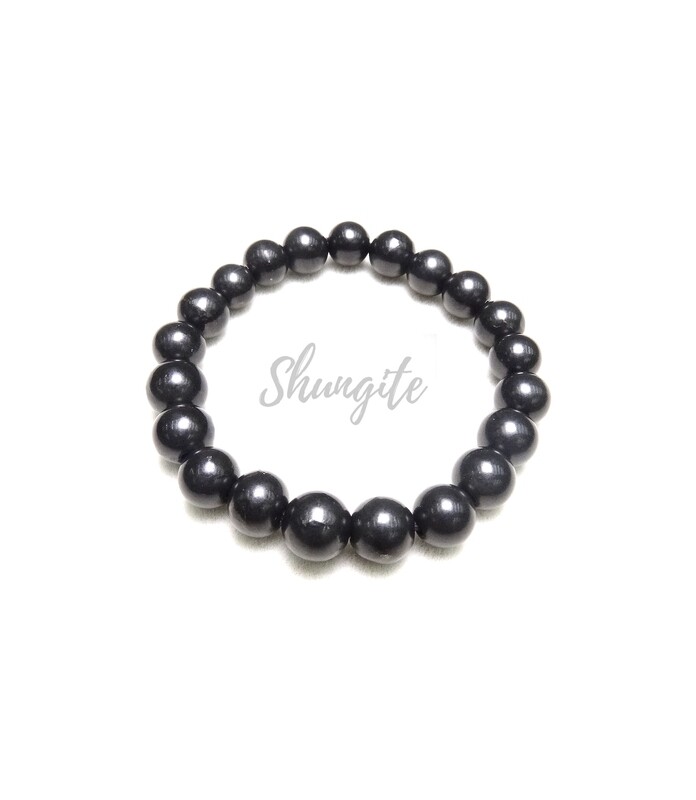 次石墨 Shungite 8mm 手串